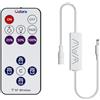 OULARA Controller LED, telecomando wireless RF a 13 tasti e ricevitore a 3 pulsanti con connettore DC, dimmer RF con funzione timer per strisce LED DC12V-24V COB/3528/2835/5050