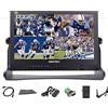 FEELWORLD Seetec P173-9HSD Camera Monitor Pro Broadcast 17.3 4K Ultra HD 1920x1080 Field Video LCD Schermo IPS 600:1 Alto Contrasto con 3G-SDI HDMI AV YPbPr DVI