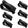 FL HUA Supporto per occhiali da sole per auto, 6 pezzi, supporto per occhiali da sole per auto, clip per occhiali da sole, supporto per occhiali da cruscotto per occhiali, carte e banconote