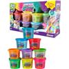 Slimy Super Value - Set da 12 pezzi originale Slime con 3 diverse masse di gioco in 9 colori, massimo divertimento per bambini con melma da 1272 g e plastilina elastica
