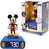 Lexibook, Disney Mickey, Sveglia Notturna Mickey, Suoni e Melodie, Schermo LCD retroilluminato, Luminoso, Snooze, Blu, RL800MCHLXB