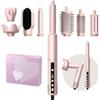 MogaWave Pro Air styler 8 in 1, set di styler per capelli, 1400 W, con asciugacapelli da 110000 giri/min, con diffusore, asciugacapelli rotondo, ferro arricciacapelli per auto, piastra per capelli