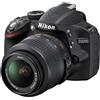 Nikon Reflex D3200 - Nero + Nikon AF-S DX Nikkor 18-55mm f/3.5-5.6G VR II f/3.5-5.6 - refurbished