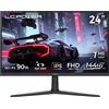 LC-Power Monitor Gaming 24 (23.8 Pollici) IPS FHD 1920x1080, 144Hz 1ms MPRT, Dis