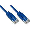 LINK - CAVO RETE CATEGORIA 6 NON SCHERMATO UTP COLORE BLU HALOGENFREE MT 7,5 SLIM