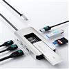 WAVLINK Hub USB-C WAVLINK 10 Gb/s con connettore SSD M.2 PCIe/SATA, HDMI, 100 W-PD, USB-A&C 3.2/2.0, SD&TF, compatibile con MacBook/Chromebook/Dell/HP/Lenovo