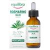 Equilibra, Olio di Rosmarino per Capelli, 100 ml, con Olio di Rosmarino, Olio di Mandorle e Olio di Ricino, Rinforza Cuoio Capelluto e Capelli, Dermatologicamente Testato, Adatto a Pelli Sensibili