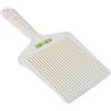 Sonew Pettine Piatto da Barbiere Bianco, Pettine Piatto Professionale Bianco per Taglio di Capelli e Design dei Capelli da Barbiere da Salone, Livellamento Accurato Dell'acqua per la Medicazione dei Capelli
