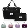 QLFJ-FurDec Viaggio Pieghevoli di Grande Dapacità, QLFJ-FurDec Borsa a Mano Leggeri Espandibile e Impermeabili, Adatte per Weekends, Notte, Vacanzes, Shopping, Sport