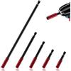 AKINSTER 5 pezzi di prolunga bit, 1/4, supporto magnetico per punte lunghe 50/60/100/150/300 mm, per cacciavite, avvitatore a percussione, trapano