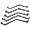 Capri Tools Set di chiavi per lo spurgo dei freni, a doppia testa angolata, da 7 a 11 mm, 5 pezzi, sistema metrico
