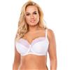 Vivisence Reggiseno Semi Imbottito in Pizzo Floreale 1045, Bianco,2F
