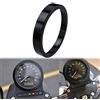HDBUBALUS Anello di Rivestimento del Tachimetro Nero Adatto per Modelli Harley Sporster 883 1200 Dyna Street Bob Low Rider
