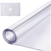 VEVOR Tovaglia in Plastica 1372x1372mm Spessore 1,5 mm Copertura per Tavolo Trasparente Protezione Tavolo Impermeabile Facile da Pulire Tovaglia per Tavolo da Ufficio Tavolo da Pranzo Comodino