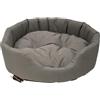 JACK AND VANILLA, Cesto Comfort in Memory Foam per Cani e Gatti, Design Elegante Grigio, Fodera Lavabile, Durevole e Facile da Mantenere, Disponibile in Diverse Misure