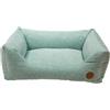 JACK AND VANILLA, Divano per Animali Comfort ottimale, Design Moderno ed Elegante, Fodera Rimovibile e Lavabile, Materiali durevoli, Ideale per Cani e Gatti, 80 x 60 cm, Menta