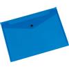 Q-Connect Portadocumenti con bottone Q-Connect A4 ppl blu KF03596