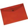 Q-Connect Portadocumenti con bottone Q-Connect A4 ppl rosso KF03594
