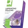 Q-Connect Pouches per plastificatrici Q-Connect 2x125 µm finitura lucida 65x95 mm Conf. 100 pezzi - KF01213