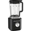 KitchenAid 5KSB2073EBM Nero Opaco Frullatore Pure Power 10 Velocità, Motore Potente con Caraffa da 2L