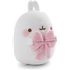 NICI Molang Morbido Peluche con Fiocco, in Confezione Regalo, per Coccole e Giochi, per Bambini e Adulti, Fantastica Idea Regalo, 24 cm, Bianco - 62784