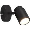 Trio Leuchten webmarketpoint Faretto Spot Orientabile Metallo Nero Angelo Trio Lighting