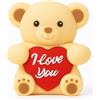 Ulticool Teddy Chiavetta USB 16 GB con cuore - I Love You - Design romantico per uomini, donne, fidanzati o fidanzate - San Valentino, compleanno, anniversario - Ulticool - Beige