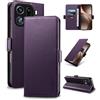 Yunubeyii Cover Libro per Oppo Find X9 Pro,Viola | Blocco RFID,Luxury PU Pelle,Portafoglio,Card Holder,Magnetic Phone Custodia,Kickstand,Protettiva,Antiurto
