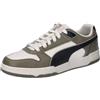 PUMA Rbd Game Low, Scarpe da Ginnastica Unisex - Adulto, Alpine Snow Puma Black Puma Olive, 37 EU