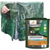 Rainexo Rain Exo-RX120 GIB-R/G telone per Casse grigliate 125 x 85 x 98 cm, 120g/m² con Cerniera, Verde