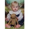 Anano bambole reborn Bebe Reborn Toddler 24 Pollici 61 Cm Silicone Reborn Ragazza Bebe Che Sembra Reale Bambola Bambino Guance Paffute Bambola Nuovo - Nato Avere Un Compleanno