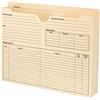 Smead Project file Jacket, reinforced straight-cut Tab, prestampati anteriore, posteriore e linguetta, 5,1 cm expansion, Letter size, Manila, 50 per box (75622)