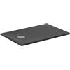 Ideal Standard - Ultra Flat S+, Piatto doccia rettangolare ultrasottile in resina effetto pietra, 120x80cm, Ideal Solid, Scarico lato corto, Nero