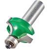 Trend CraftPro Fresa per smussare e ovolo, gambo 1/2 pollice, raggio 9,5 mm, diametro di taglio 15,9 mm, con cuscinetto guida, metallo duro (TCT), C078X1/2TC