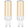 Karyoosi Confezione da 2 Lampadine LED G9 7W (60W Equivalente), 950LM Bianco Caldo 3000K, Non Dimmerabile, Senza Sfarfallio