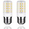 Karyoosi Lampadine LED E27 7W 800LM, Equivalente 60W, Bianco Neutro 4000K, Non Dimmerabile, Senza Sfarfallio, Confezione da 2, per Cucina e Ufficio