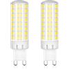 Karyoosi Confezione da 2 Lampadine LED G9 7W (60W Equivalente), 950LM Bianco Freddo 6000K, Non Dimmerabile, Senza Sfarfallio