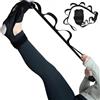 MuscleForge Cintura di Allungamento con 10 Ganci Regolabili - Cinghia Yoga per Stretching Gambe e Riabilitazione - Fascia Elastica Fitness per Balletto, Pilates, Ginnastica e Allenamento a Casa