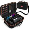 TRANSNOVO Custodia Switch 2 Compatibile con Nintendo Switch 2, Custodia Protettiva Rigida Switch 2 con 16 Slot per Giochi, Custodia da Trasporto Switch 2 Antiurto per Console e Accessori Switch 2