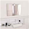 AURLANE Specchio da bagno LED auto-illuminante Dot 80x60cm