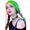 AFBeauty Parrucca anteriore in pizzo sintetico parrucca arcobaleno naturale linea di capelli per le donne morbide ondulate lunghe capelli umani ondulati sciolti parrucca piena in pizzo colorato drag