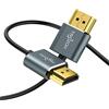 Twozoh Cavo HDMI Ultra Sottile da 0,5M, Estremamente Flessibile, Supporto 3D/4K 60Hz, 2160P, 1080P