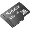 SanDisk Scheda di Memoria MicroSDHC I 4 GB Classe 4