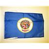 AZ FLAG Bandiera Minnesota 45x30 cm - Bandierina Stato Americano - Usa - Stati Uniti 30x45 cm Cordicelle