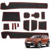 BSTW per Dacia Duster III 2024-2026 Tappetini Antiscivolo per Dacia Duster Essential Expression Journey Extreme Tappetini in Gomma per Console Centrale, Porta Bicchieri, Scanalatura Porta (Rosso)