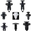 DDHOMIN 120 Pezzi Clip di Fissaggio Auto in Plastica, Clip per Rivetti in Nylon