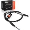 Frankberg Cavo del Freno di Stazionamento Asse Posteriore Compatibile con Phedra 179 2.0L 2006-2010 807 EB 2.0L-2.2L 2006-2013 C8 EA EB 2.0L-2.2L 2006-2010 Replace# 1400204180