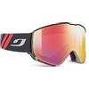 Julbo QUICKSHIFT OTG Maschera da Sci per Adulti, Unisex, Nero/Rosso, XL