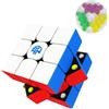 Bukefuno 356 M Versione Standard - Cubo magnetico Speed 3x3 senza adesivi 356 M con GES Extra - Puzzle Speed 3x3 356M Magic (versione standard 2020)