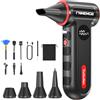FNNEMGE Soffiatore Elettrico Senza Fili Max 220000 giri/min &12000mAh & 4 Velocità Regolabile con Illuminazione Ausiliaria. Adatto per la Rimozione della Polvere su PC, Tastiere, Auto.